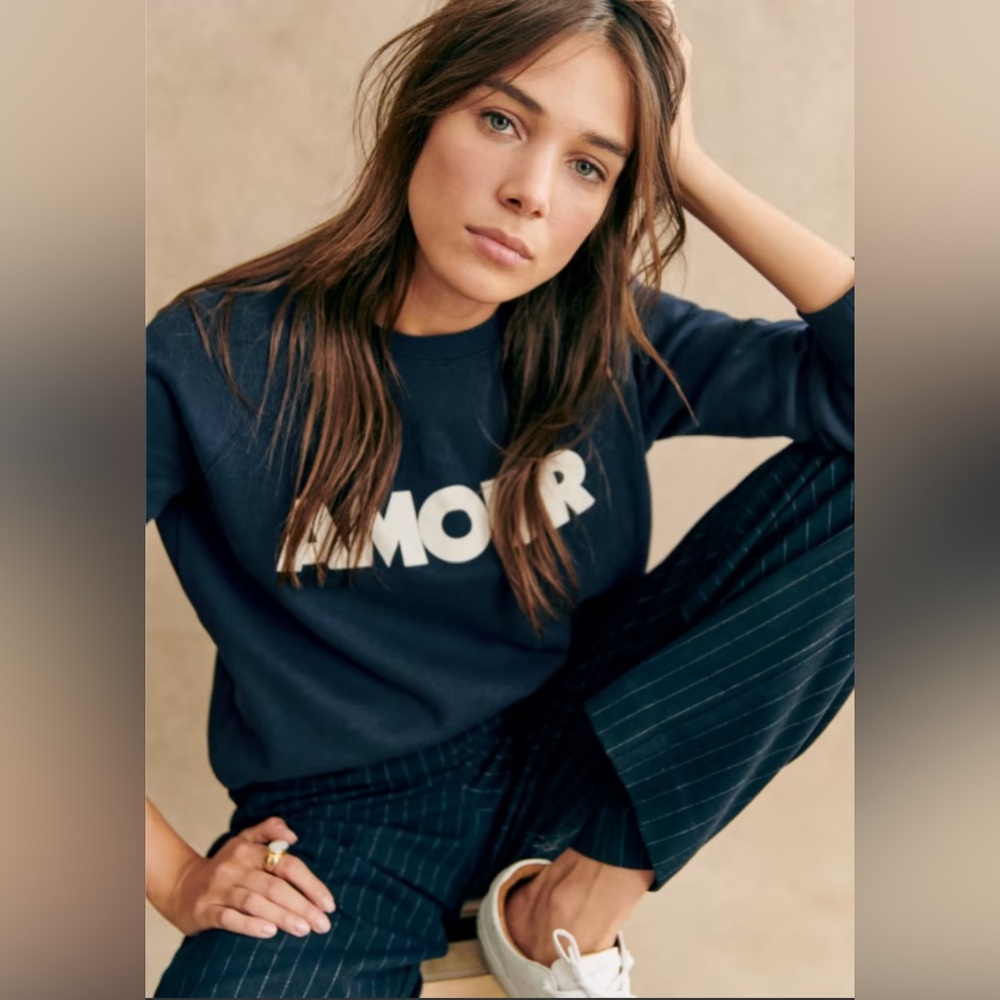 🇫🇷 Sézane 'AMOUR' Sweatshirt